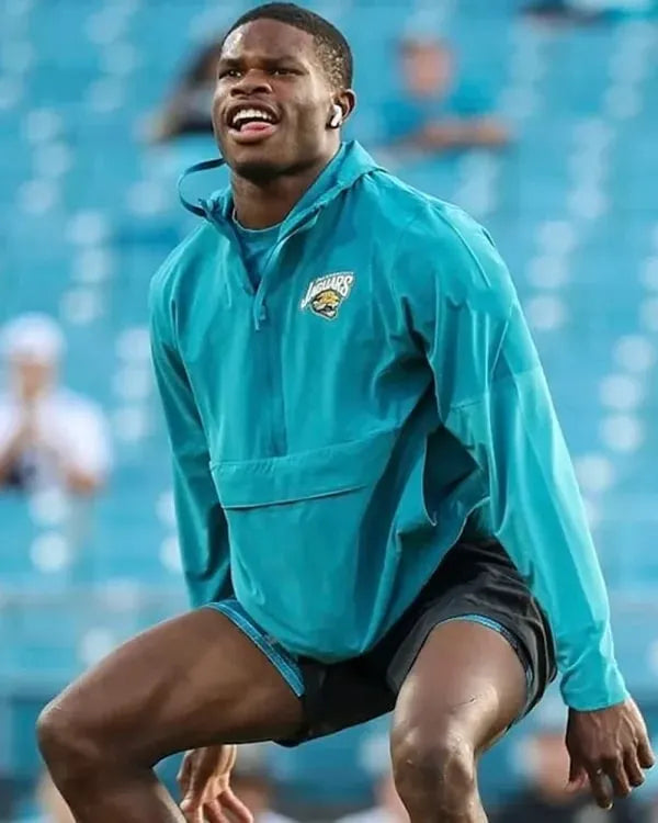 Travis Hunter Jaguars Sideline Anorak Jacket