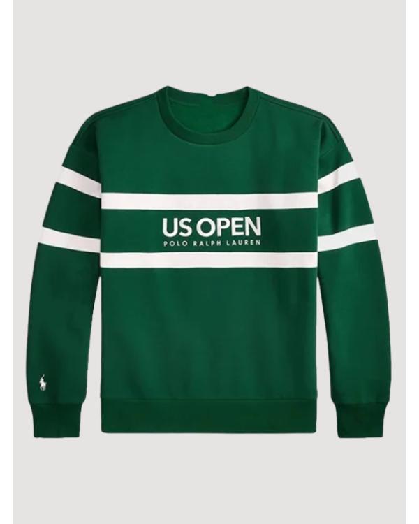 US Open 2025 Vintage Fit Green Sweatshirt USA Jackets