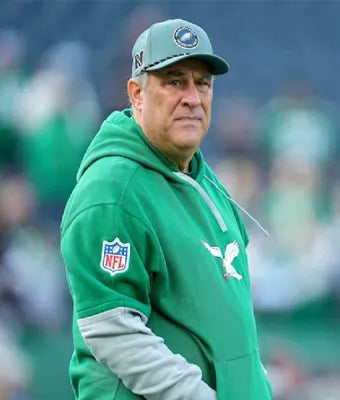Vic Fangio Eagles Kelly Green Hoodie