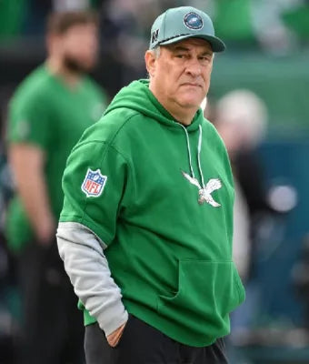 Vic Fangio Eagles Kelly Green Hoodie