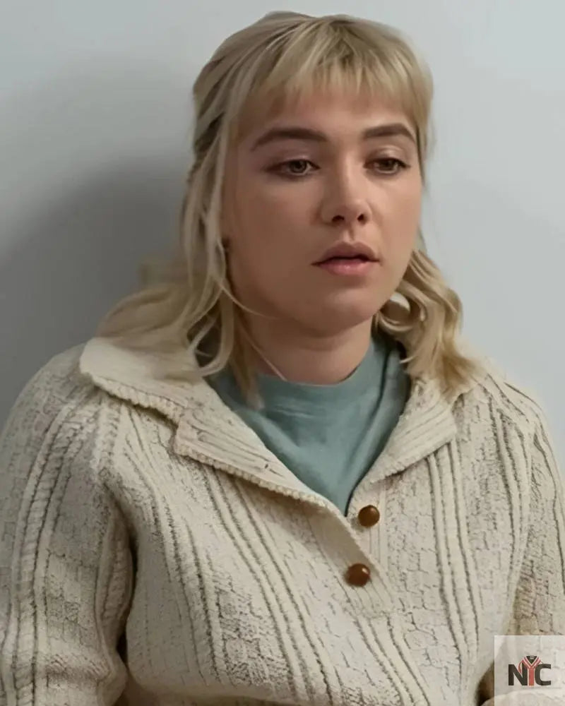 We Live In Time 2025 Florence Pugh Sweater Clanton Jacket