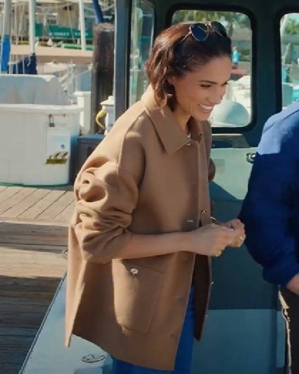 With Love, Meghan 2025 Meghan Markle Beige Jacket USA Jackets