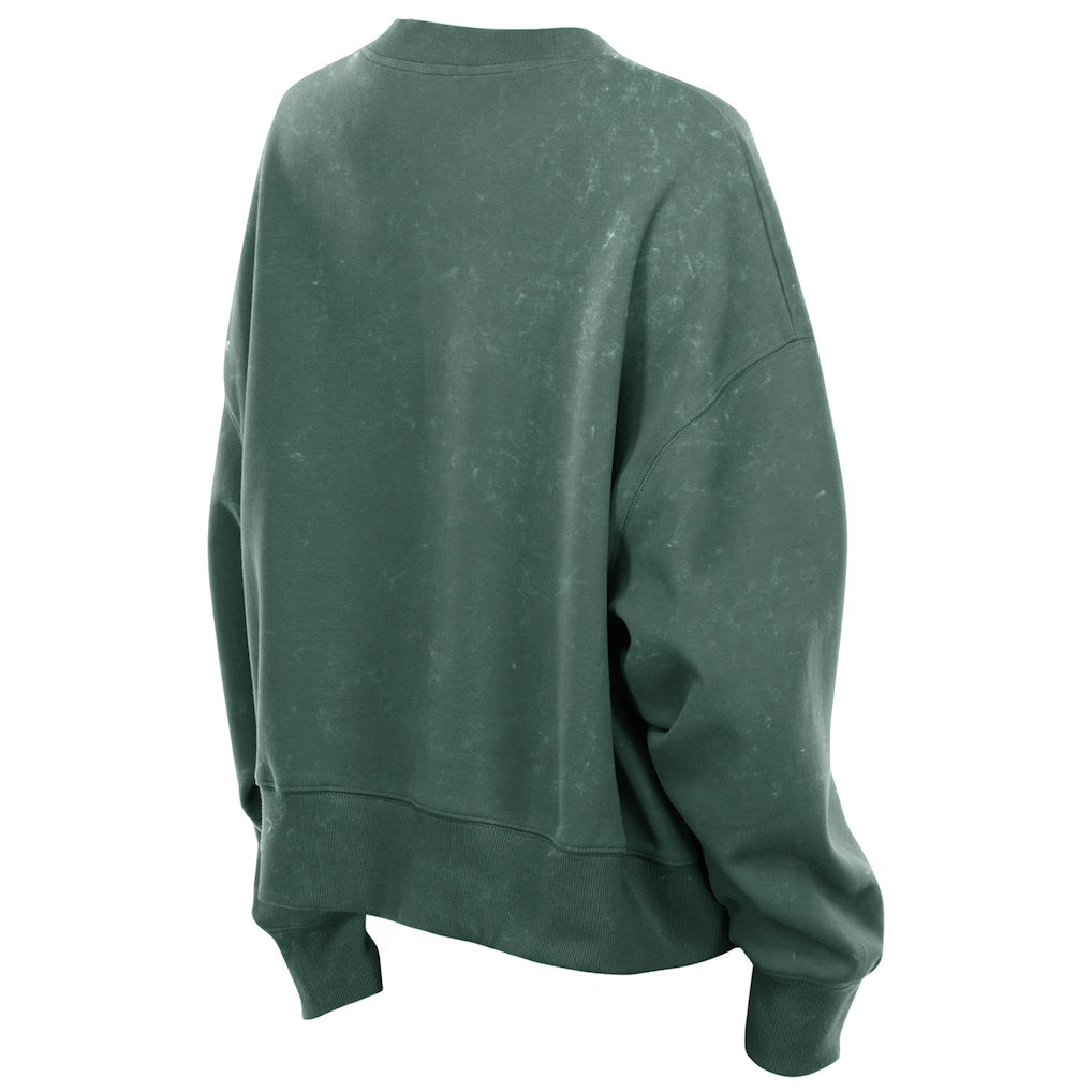 Women’s Boston Red Sox New Era Green 2025 Pullover Sweatshirt Clanton Jacket