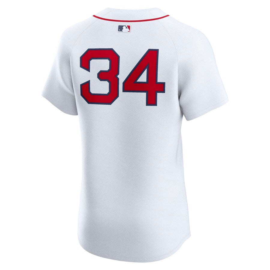 Men's Boston Red Sox David Ortiz Nike White Home Elite Jersey Kansas Jacket